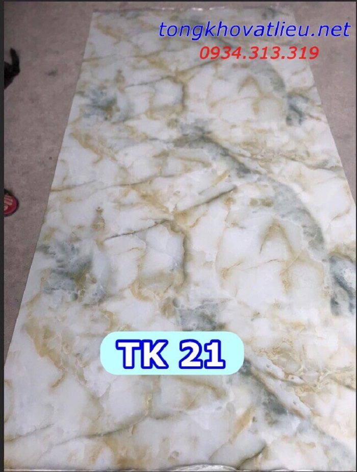 TK21 - Báo giá tấm PVC vân đá | Tấm nhựa giả đá sỉ lẻ rẻ nhất HCM