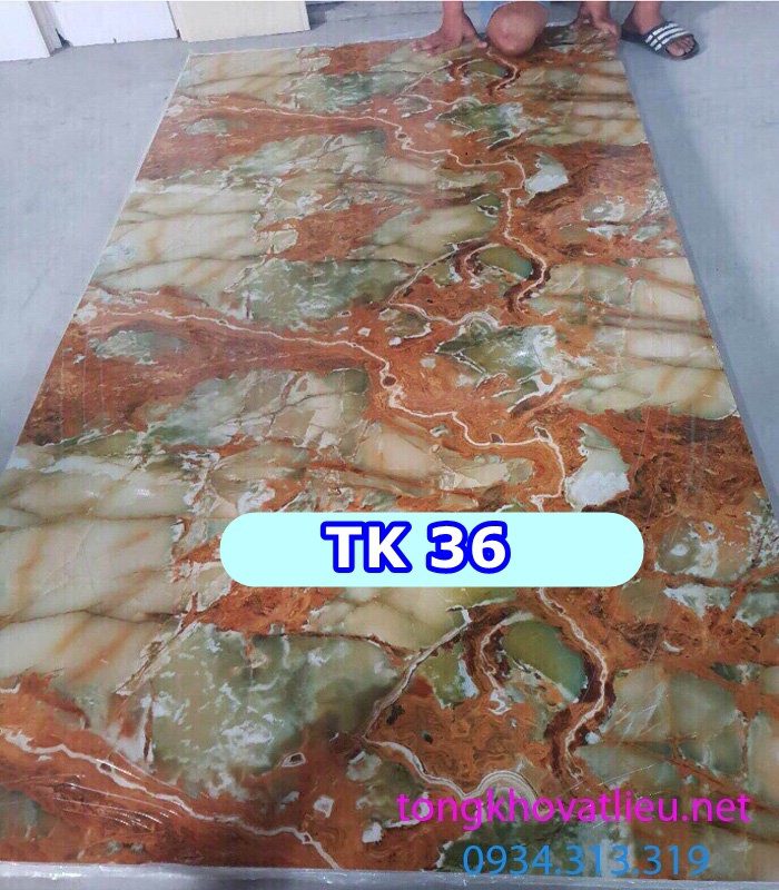 TK36 - Báo giá tấm PVC vân đá | Tấm nhựa giả đá sỉ lẻ rẻ nhất HCM