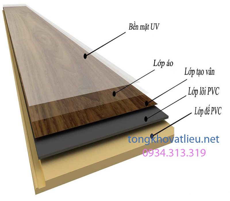 61 - Sàn nhựa giả gỗ hèm khóa | Sàn nhựa vân gỗ dán keo  tổng kho phân phối sỉ - lẻ tại Tphcm