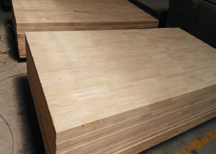 Một số loại bề bề mặt gỗ ghép cao su phổ biến