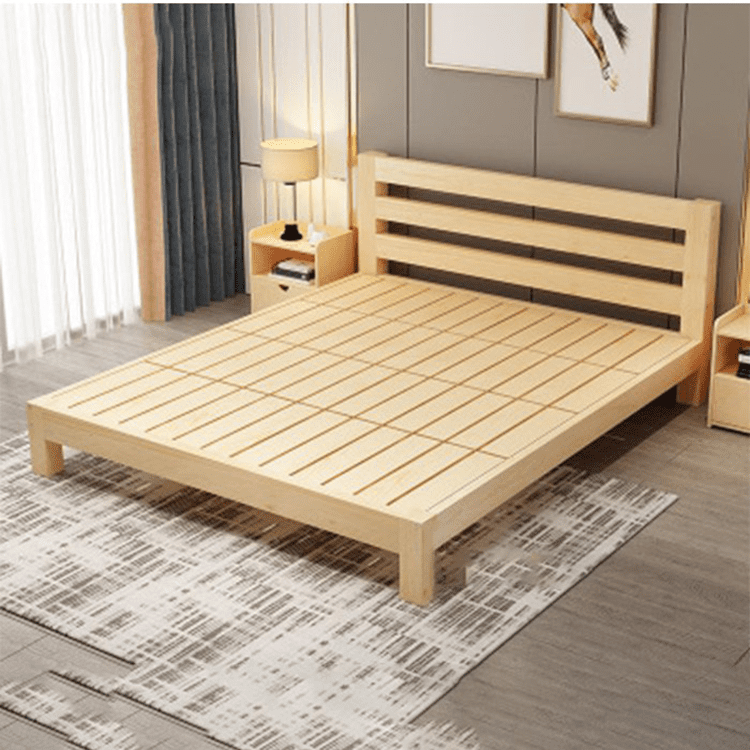 Giường ngủ gỗ thông ghép